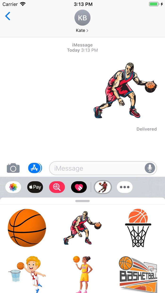 Basketball Stickers Pack