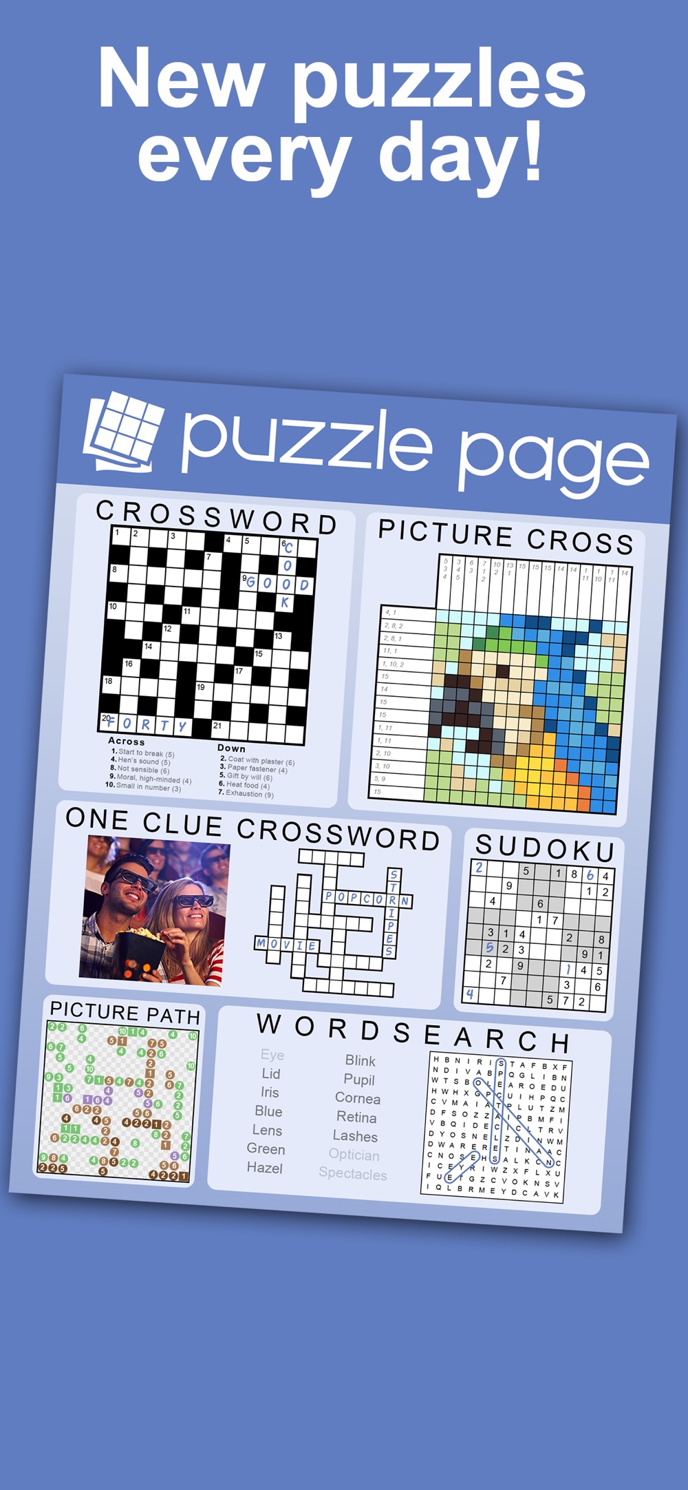 Puzzle Page – Daily Puzzles!