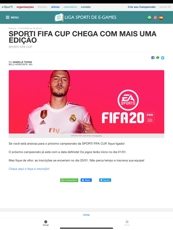 Screenshot #6 pour Demonstração E-SporTI