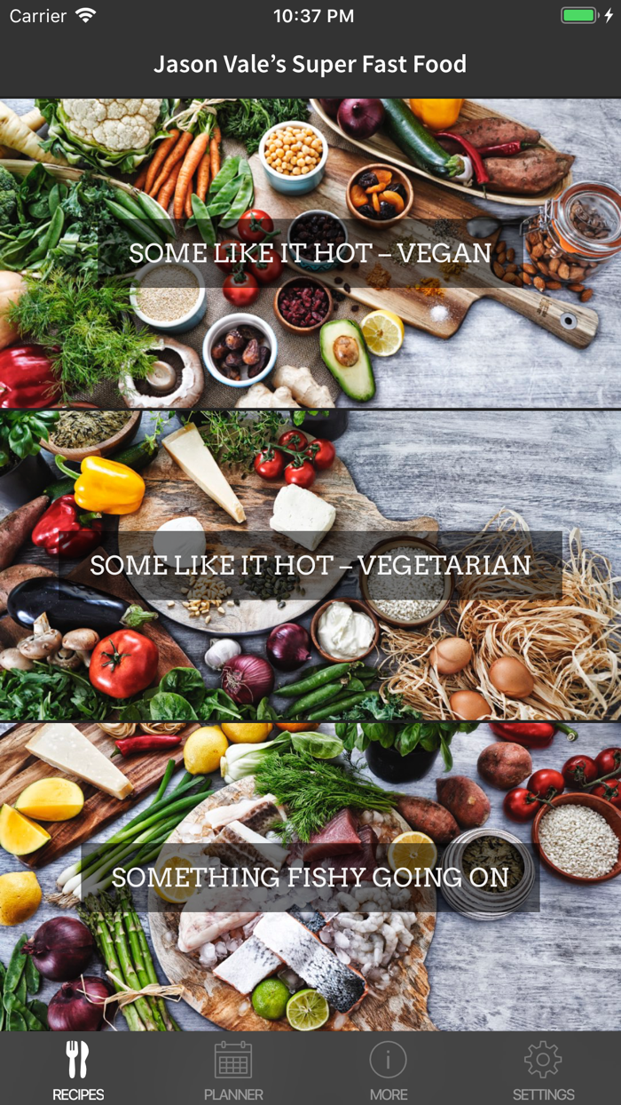 Jason Vale’s Super Fast Food