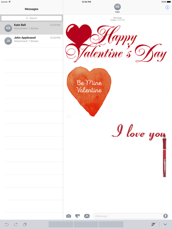 Screenshot #4 pour I Love You Valentine Animated