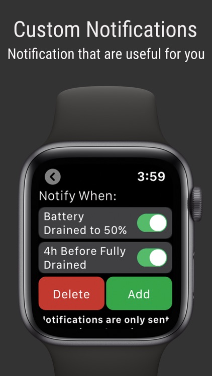 Battery Grapher for Watch