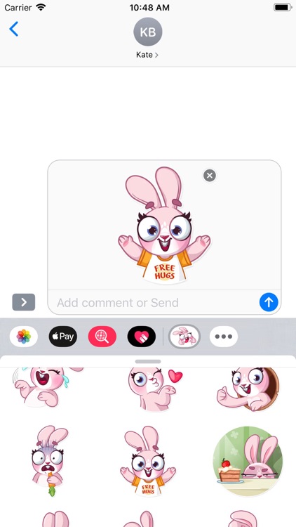 Jill Rabbit Stickers Pack