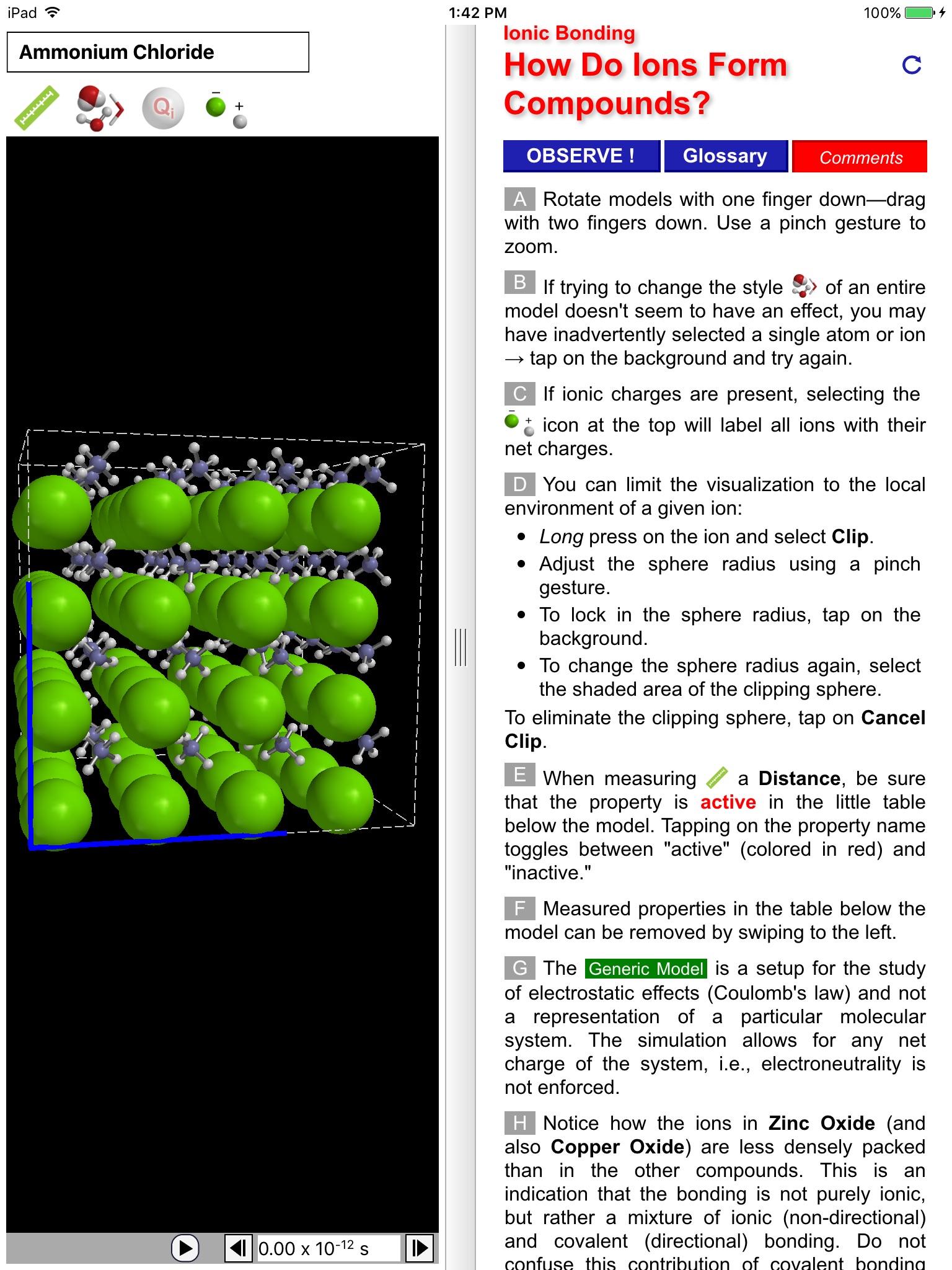 ODYSSEY Ionic Bonding screenshot 3