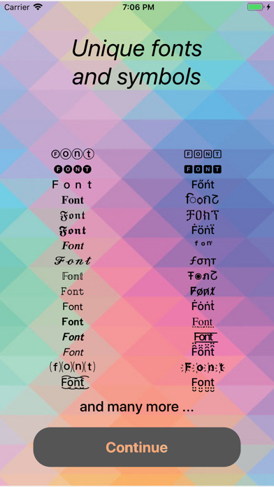 Fonts keyboard Unique screenshot 2