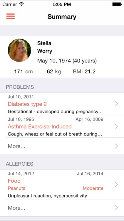 Axilla Personal Health Record