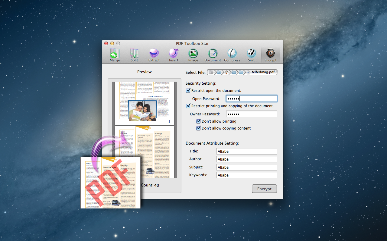 PDF Squeezer PDF Toolbox 6.2.4 Mac 破解版 多功能PDF处理工具