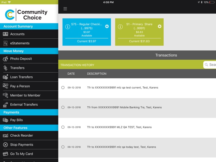 Community Choice CU for iPad