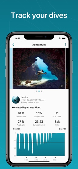 Garmin Dive™ app screenshot