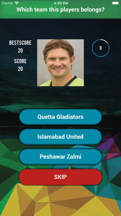 Cricket Player Team - PSL Quiz screenshot-6