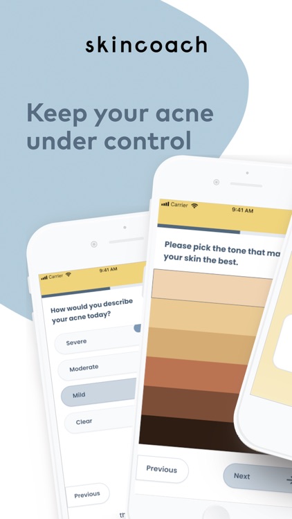 Skin Coach - control acne now screenshot-0