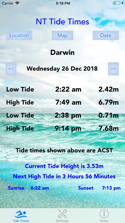NT Tide Times