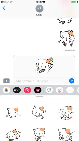 Game screenshot Mi-Ke the Cat Stickers hack