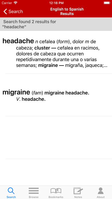 Eng-Span Medical Dictionary 4E screenshot 4