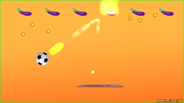 Soccer Hits Eggplant