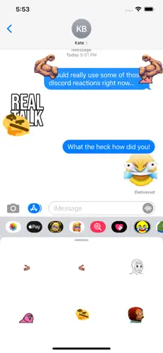 Captura de Pantalla 1 Discord Stickers iphone