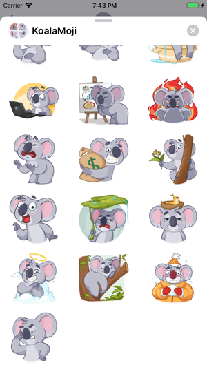 KoalaMoji - Koala Stickers(圖3)-速報App