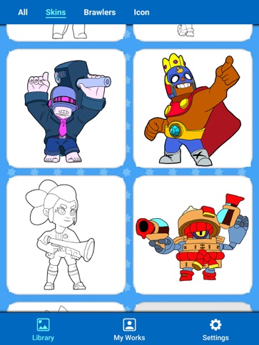 Coloring Pages For Brawl Stars App Itunes France - coloriage brawl stars corbac pouce