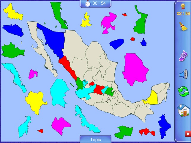 Mexico Puzzle Map(圖1)-速報App