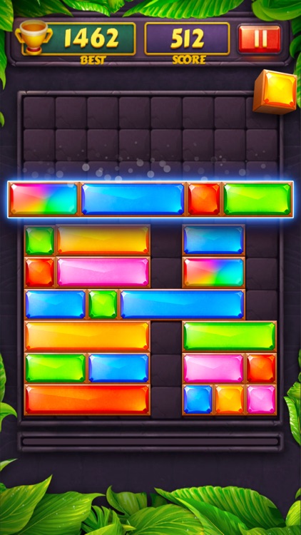 Jewel Blast Block Drop Puzzle