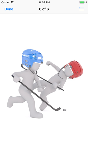 Human Hockey Player Stickers(圖2)-速報App