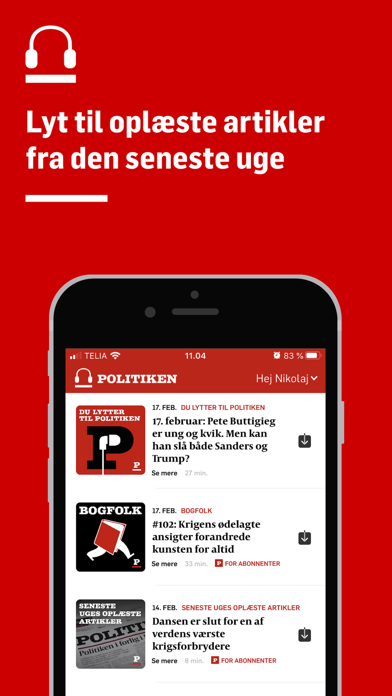 How to cancel & delete Politiken Podcast from iphone & ipad 3