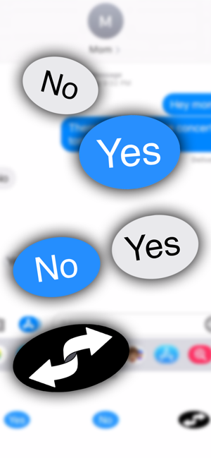 Yes No Reverse Stickers(圖1)-速報App