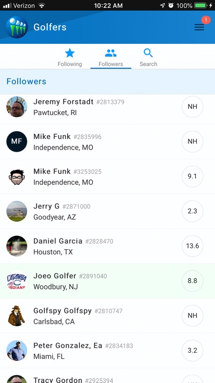 GolfNet: Golf Handicap Tracker