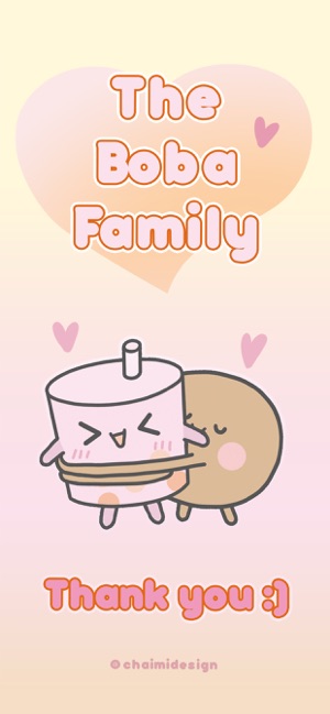 Boba Family iMessage Stickers(圖1)-速報App