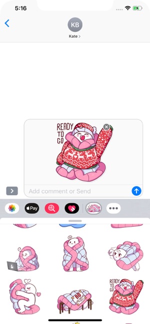 Cute Emoji Stickers Pack(圖6)-速報App