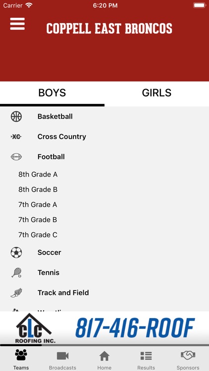 Coppell ISD Athletics screenshot-5