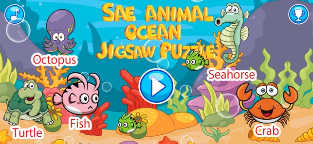 Sea Animal Puzzles for toddler(圖1)-速報App