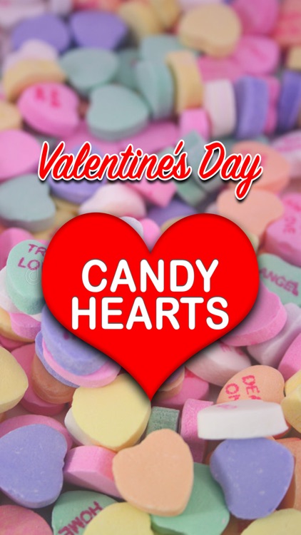 Candy Hearts Fun Stickers