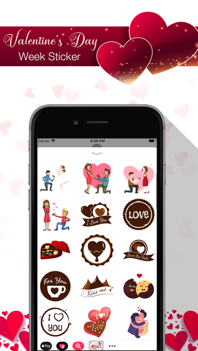 Valentine's Day Week Stickers screenshot 3