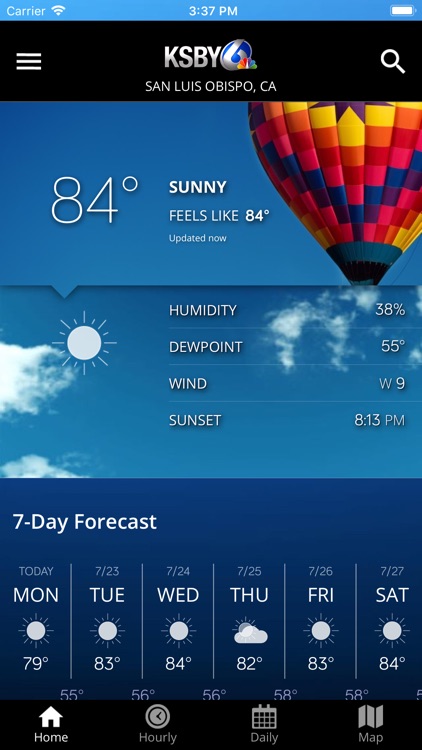 KSBY Microclimate Weather
