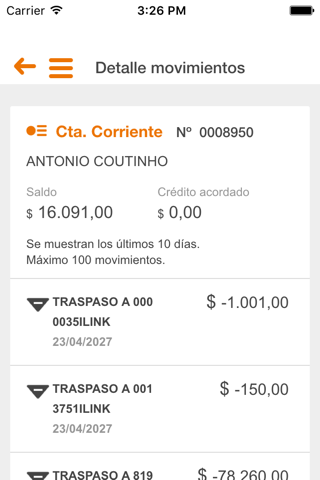 Itaú UY screenshot 4