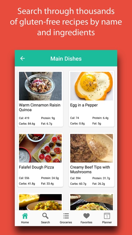 Gluten-Free Recipes & Meals screenshot-2