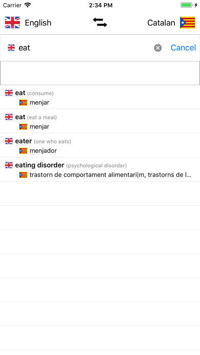 How to cancel & delete Catalan-English Dictionary from iphone & ipad 2