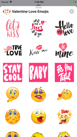 Valentine Love Emojis(圖5)-速報App