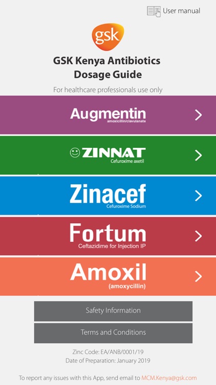 GSK Antibiotics Dosage Guide