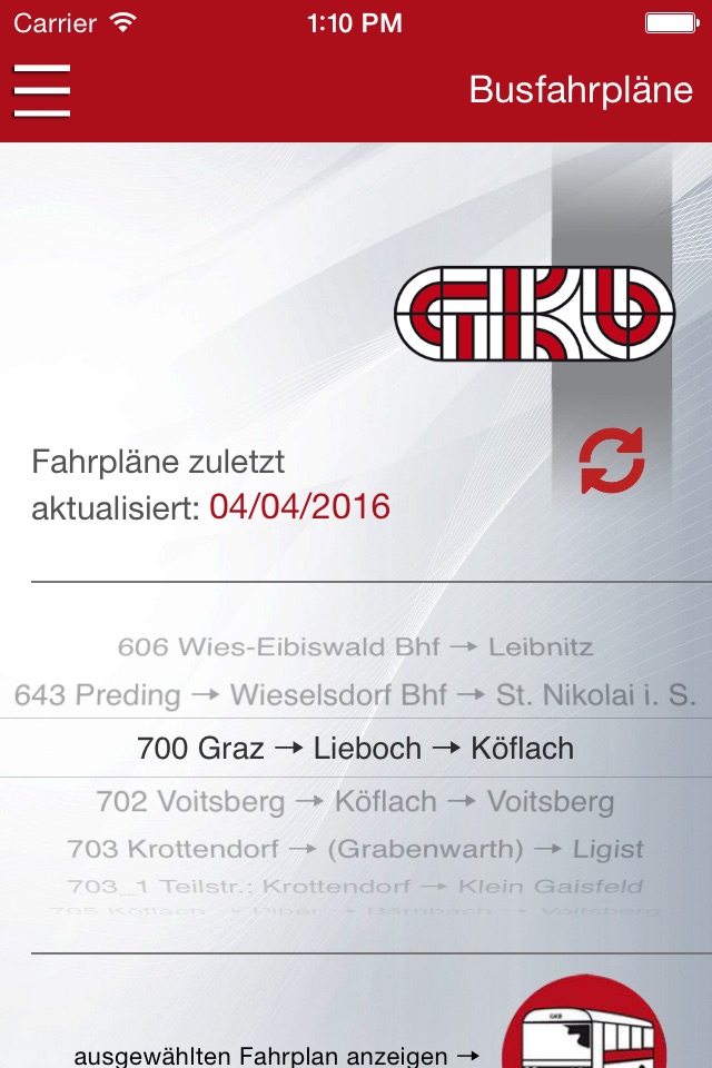 GKB - Bahn und Busbetrieb screenshot 3