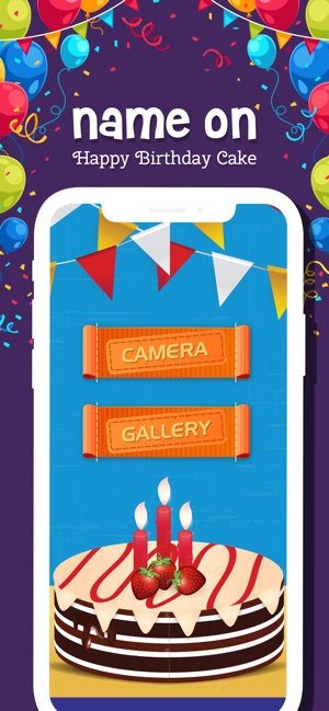 Name On Happy Birthday Cake On The App Store