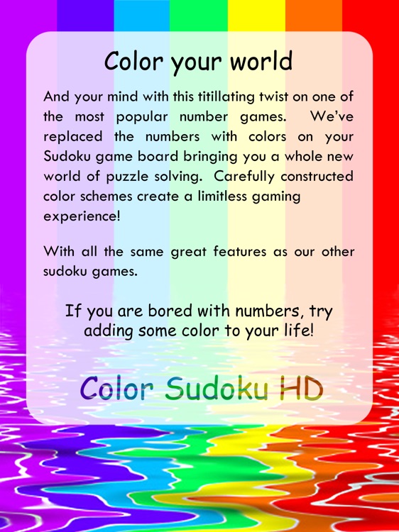 Color Sudoku HD