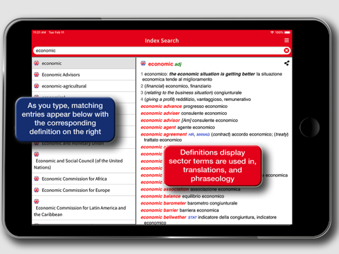 Dizionario Commerciale Inglese screenshot 2