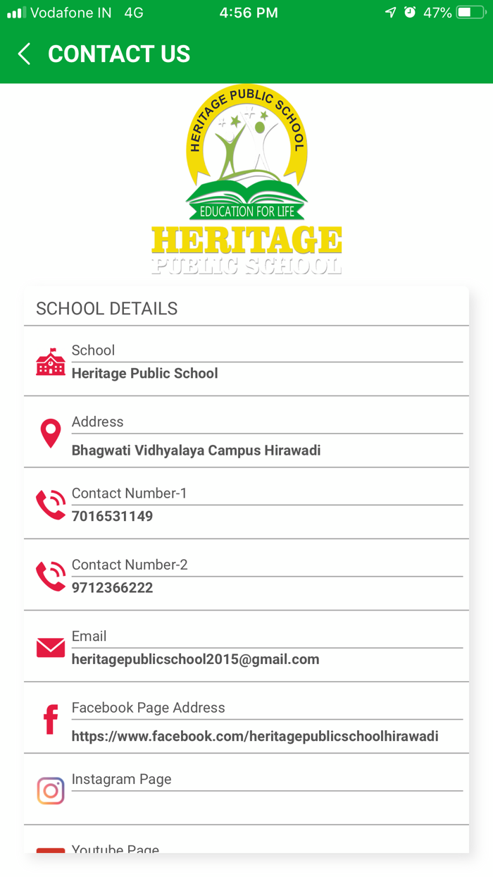 Heritage Teacher App