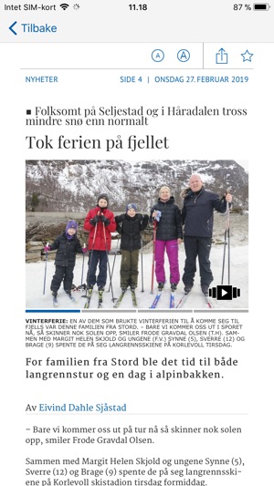 Hardanger Folkeblad eAvis(圖3)-速報App