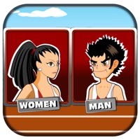 Men and women race