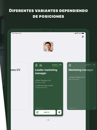 Screenshot 3 CV Asistente - Resumen Diseño iphone
