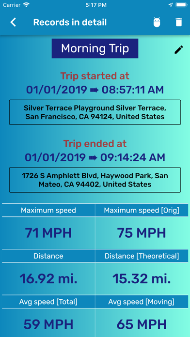 GPS Speedometer and Odometer screenshot 4
