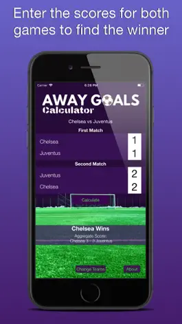 Game screenshot Away Goals Calculator apk